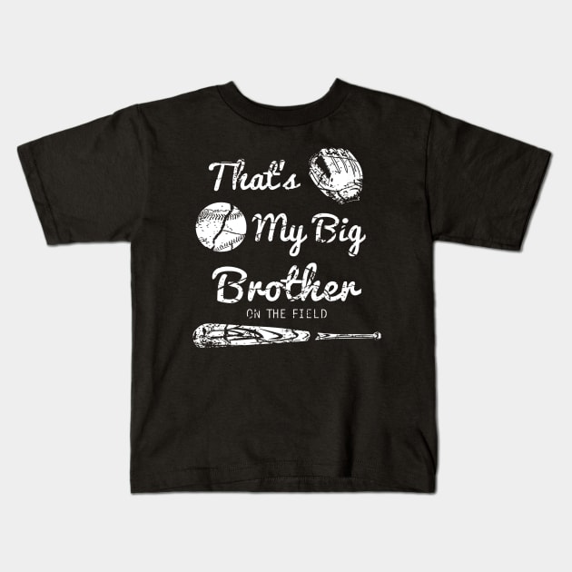 Baseball Shirt For Kids Big Brother Little Brother Shirts Kids T-Shirt by Vigo